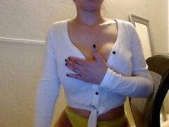 BIG Boobs Nice Ass Finger on Webcam