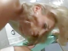 Cheerleader creampied by Football player