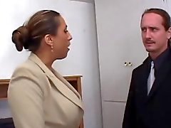 Nice MILF in Office