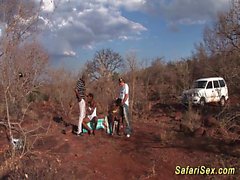 african sex safari threesome orgy