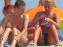 Horny Amateur Big Boobs Teens Voyeur Beach Video