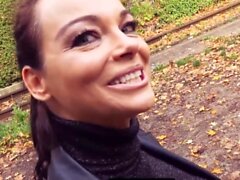 German mature milf meet and fuck for Park Fuck POV