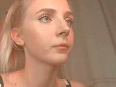 Blonde big boobs teen get big cock into ass