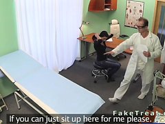 Doctor fucks beautiful busty patient