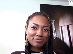 Ebony Chick Morelia Mazo Picked Up For Hardcore Sex On The