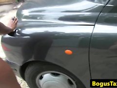 Bigbooty ebony amateur pussydrilled by cabbie