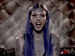 Sexy Tattooed ghost Amber Luke wants to fuck