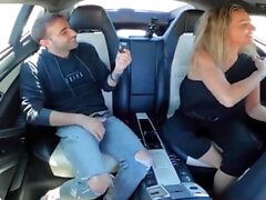 Hot Busty Milf Karla Fucked In SUV Then Goes For a Two Cock