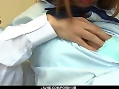 Sana Anzyu sexy schoolgirl fucked by two teachers