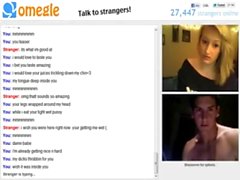 Omegle 35 dirty talking girl and flash big boobs