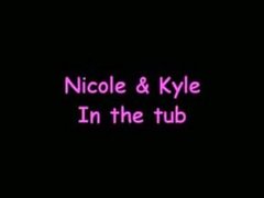 Nicole and Kyle in the Tub