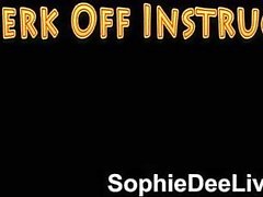 Beautiful British Pornstar Sophie Dee Jerk Off Instruction