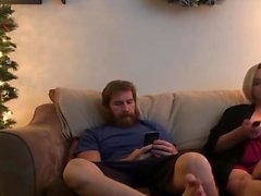 Milf and husband at the couch - More at Amateurprime com