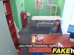 Fake Hospital Cock hungry oriental French chick gets deep pussy fucking