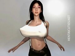 Big titted 3D anime babe gets fucked hard