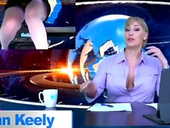 Camsoda Ryan Keely Big titty newscaster toying