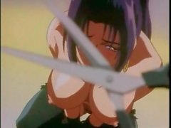 Hentai BDSM play with kinky bound girl