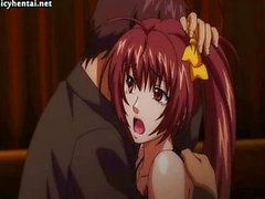 Lovely hentai chick getting rammed