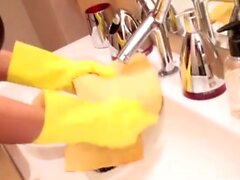 GloveMansion - Alison Star - Secret Rubber Gloves Play