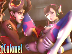 Overwatch dva, d, petite hd porn