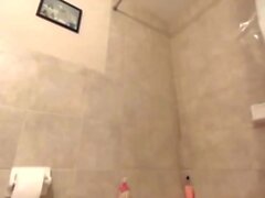 'Creamy phone in shower show'