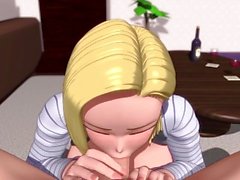 [3D Hentai] Golden Lover (Android 18)