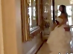 Stunning Busty Arab Bride Riding Cock