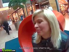 MALLCUTIES Nice blonde czech girl with big tits