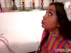 Cute Asian Luna Mills Fucked By Leya Falcon