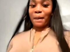 ebony masturbating squirting in a restaurant bathroom 847689