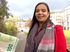 German Scout - Big Tits Teen Sofie Talk To Fuck On Street
