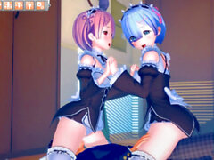 Rem ram felix hentai, 3d new, re