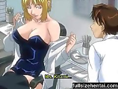 Big boobed anime babes gets fucked and jizzed