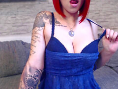 Camgirl, red-haired
