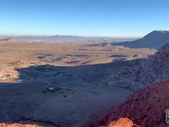 Outdoor Fucking, Sucking and smoking in Red Rock Canyon mountains