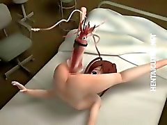 3D hentai minx fucking long tentacles
